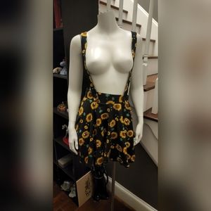 Midnight hour sunflower skull dress